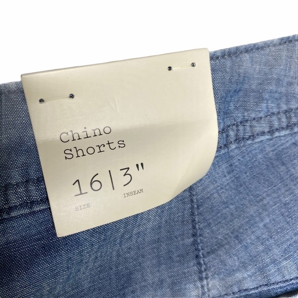 NWT Chambray Chino Shorts - Picture 3 of 13